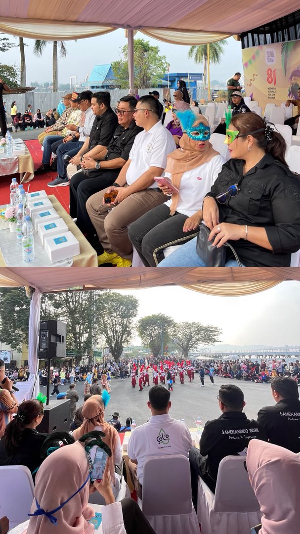 Menghadiri Undangan Mahakam Mask Carnival